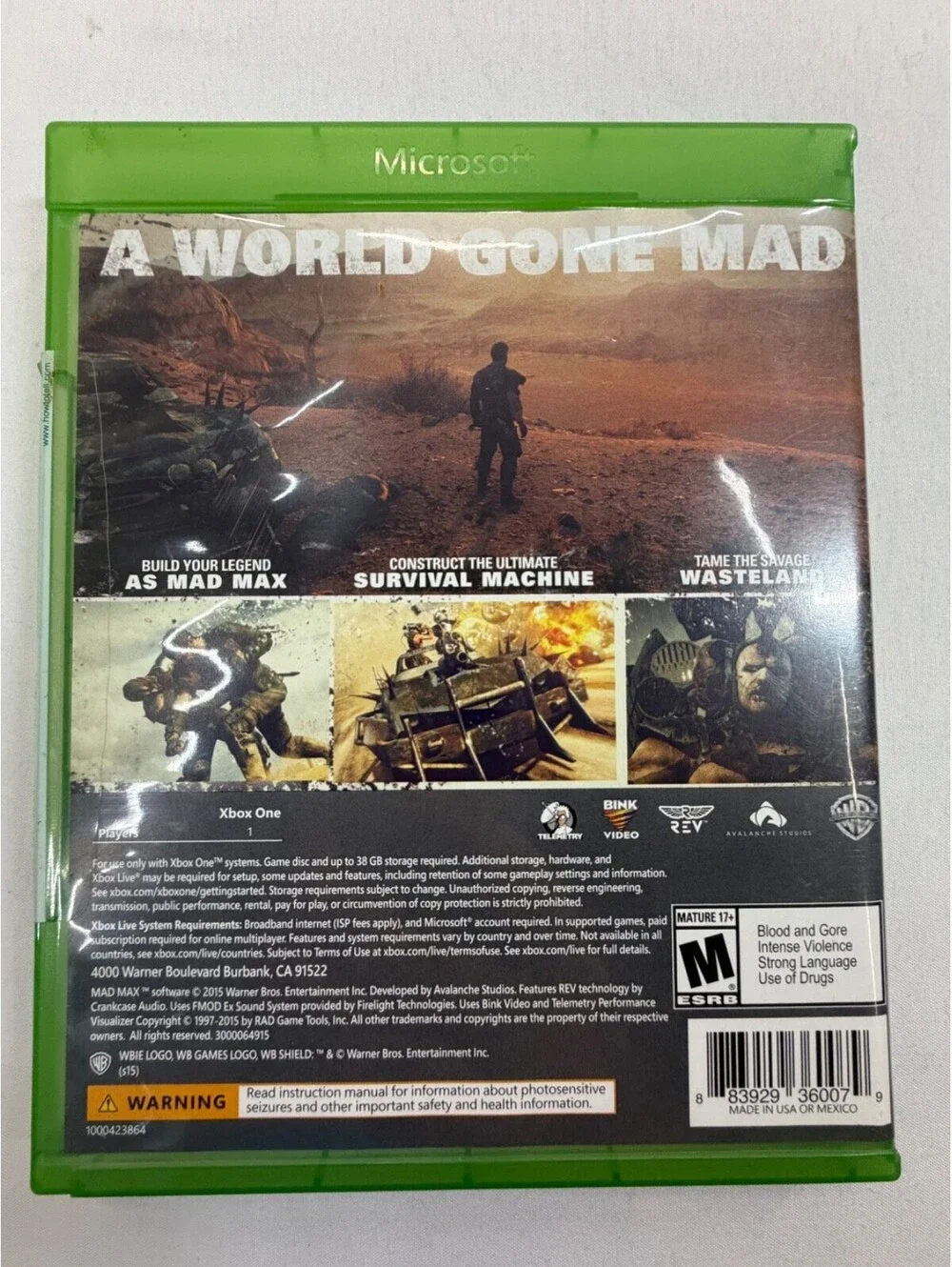 Mad Max - Microsoft Xbox One Tested